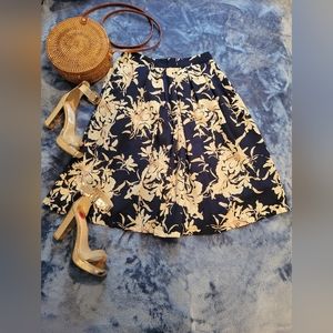 Blue skirt